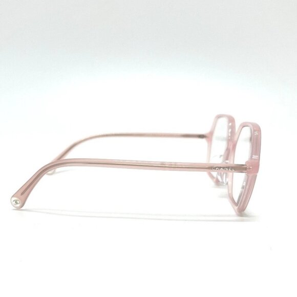 CHANEL 3447-A Hexagon Eyewear glasses Plastic pink - Picture 4 of 9